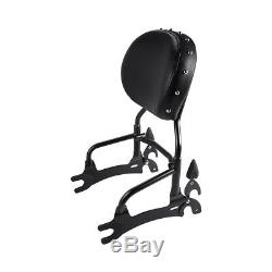 12 Backrest Sissy Bar & Leather Pad For Indian Chief Dark Horse Classic Vintage