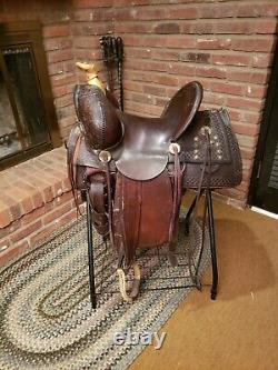 14 Inch Vintage Western Roping Saddle