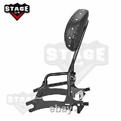 14 Quick Release Sissy Bar Backrest with Pad For Indian Chief Dark Horse Vintage