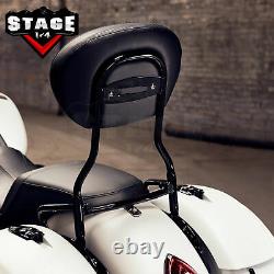 14 Quick Release Sissy Bar Backrest with Pad For Indian Chief Dark Horse Vintage