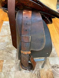14 Vintage Bona Allen Western Pleasure/ Trail Saddle