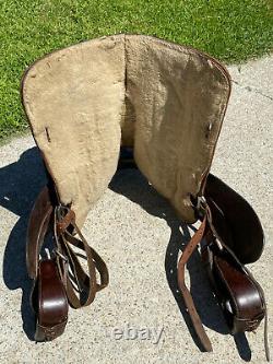 14 Vintage CONGRESS LEATHER Western YOUTH Horse Saddle