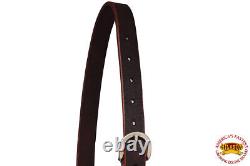 14BH Hilason Western Horse Headstall Breast Collar Set American Leather Black