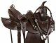 15 16 Used Vintage Western Leather Horse Barrel Trail Riding Genuine Saddle Tack