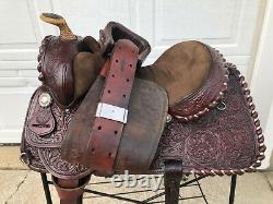 15 CIRCLE Y Vintage Western Horse Saddle Gorgeous