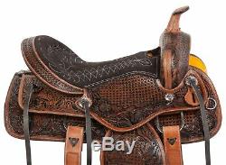 15 Used Vintage Western Leather Horse Barrel Pleasure Trail Saddle Tack Set