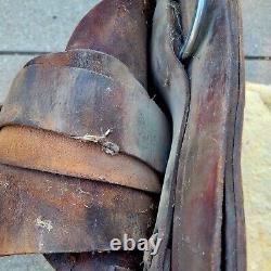 15 Vintage 1960 Western Equitation Saddle Leather Tooling