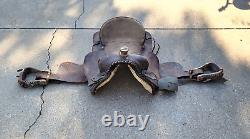 15 Vintage 1960 Western Equitation Saddle Leather Tooling