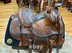 15 Vintage King Saddle Shop Western Roping Saddle