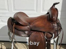 15 Vintage SIMCO Western Horse Saddle w Tapaderos