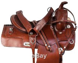 16 Used Western Saddle Pleasure Trail Barrel Racing Leather Vintage Horse Tack