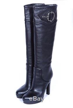 -1600$- GUCCI HORSEBIT Vintage Designer over Knee high OTK Leather Boots Stiefel