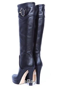 -1600$- GUCCI HORSEBIT Vintage Designer over Knee high OTK Leather Boots Stiefel