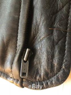 1950s Leather Horse Hide Buco D-Pocket J23 Biker Jacket Original Vintage Size 40