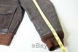 A2 Horsehide Flight Jacket 40 42 Medium WWII Civilian Glove vintage Horse hide