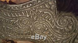 ANTIQUE VINTAGE LEATHER HORSE LADIES SIDESADDLE RARE. Very old