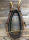 Antique Horse Collar With Hames Brass Toppers Draft Horse Mule Yoke No Mirror VGC