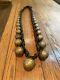 Antique Horse Sleigh Bells Double Leather strap Brass 29 Bells Graduated 7.5