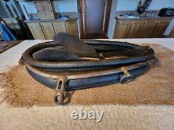 Antique Leather Horse Blinders Collar Decor 1800s