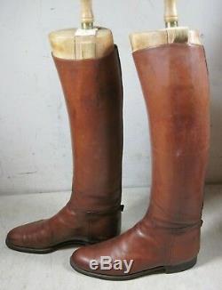 Antique Nettleton Leather Cavalry Riding Boots WithBox Equestrian Pine Camp Peal