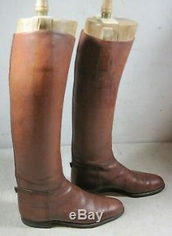 Antique Nettleton Leather Cavalry Riding Boots WithBox Equestrian Pine Camp Peal