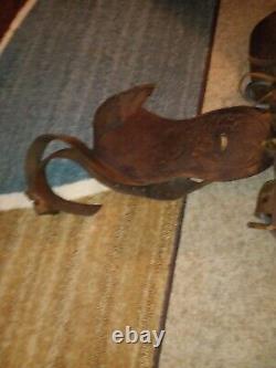 Antique Vintage Country Horse Saddle Leather Western