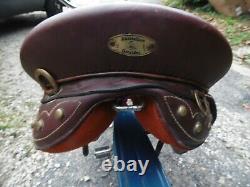 Australian Outrider Vintage Brown Leather Horse Saddle Cowboy Western Equestrian