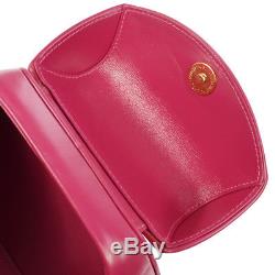 Authentic COMTESSE Hand Bag Pink Horse Hair Leather Germany Vintage GHW AK19931