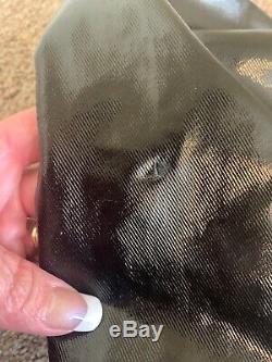 Authentic Gucci Vintage Black Coated Canvas Horse Bit Hobo Shoulder Bag