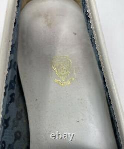 Authentic Vintage Gucci Gold Horse Bit White/Ivory Loafers Shoe Mens Sz 9 42.5