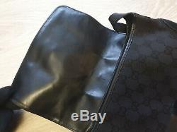 Authentic Vintage Gucci smal Shoulder bag GG Canvas monogram bag leather Jackie