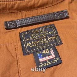 Avirex #50 U. S. A. A-2 Horsehide Horse Leather 40 Vintage