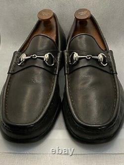 Awesome Classic Mens Vintage Dk Brown Gucci Horse Bit Loafers 10D Box Dust Bags