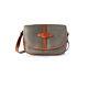 BALMAIN Crossbody VTG Messenger Flap Bag Coated Canvas / Leather EXCELLENT