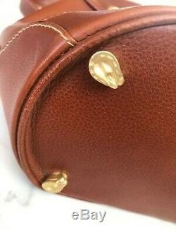 BARRY KIESELSTEIN CORD Vintage Leather Bucket Bag Gold Horse detailing