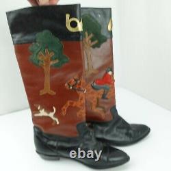Beverly Feldman Horse Riding Women's Boots Size 9 M Vintage Made in Spain
