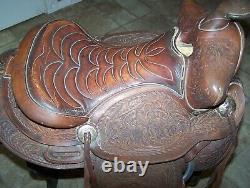 Big Horn Vintage Leather Youth Western Barrel Trail 12 Horse Saddle Riding Tack