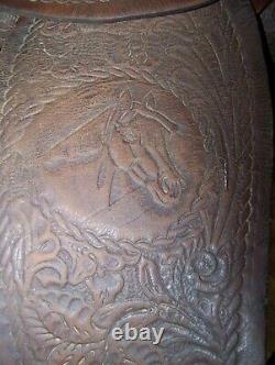 Big Horn Vintage Leather Youth Western Barrel Trail 12 Horse Saddle Riding Tack