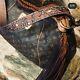 Boho Vintage Fringe Louis Vuitton Authentic Galleria shoulder bag
