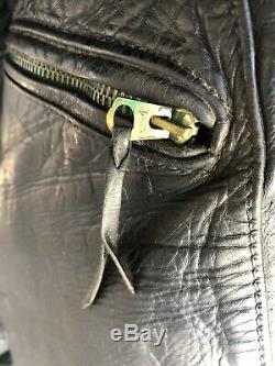 Buco Allstate Steer hide Horse Hide J-24 D Pocket Vintage Leather Jacket Pants