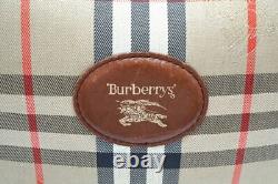 Burberrys Vintage Shoulder bag Nova Check Shadow Horse Canvas Brown 6000h