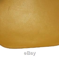 CELINE Horse Carriage Shoulder Bag Purse Brown Leather Vintage Italy NR14677