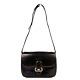 CELINE Horse Carriage Shoulder bag Purse Leather Brown Vintage Auth