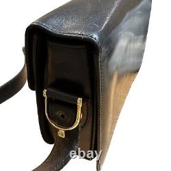 CELINE Shoulder bag Horse Carriage Leather Black #A36