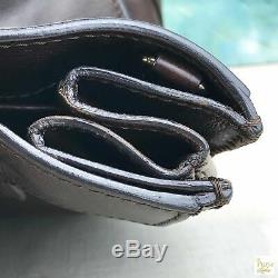 CELINE Vintage Dark Brown Leather Tote Satchel Bag SALE! Horse Classic