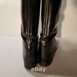 Cavallo men's vintage equestrian black leather tall riding boots size US 9 1/2 D