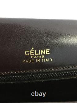 Celine One Shoulder Bag Horse Carriage Old Leather Vintage Color Brown