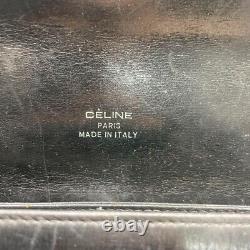 Celine Shoulder Bag Horse Carriage Jacquard Black W9.5 x H6.7 x D2.8 Vintage