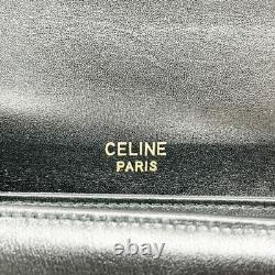 Celine Shoulder Bag Purse Horse-Drawn Carriage Vintage Used APR