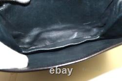 Celine Shoulder bag Horse Carriage Black Leather Vintage Gold from japan